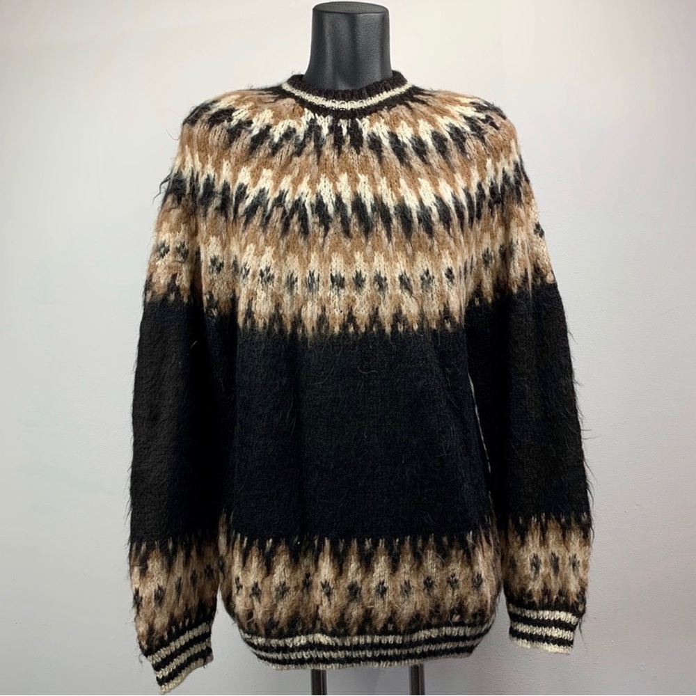 Kantuta 100% Alpaca Wool Crewneck Sweater - XL